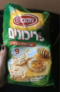 חטיפי פריכונים עם דבש80ג