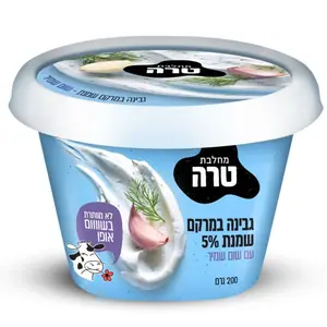 גב.שמנת שום שמיר5% 200ג