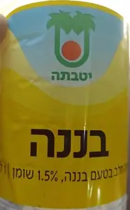 משקה בננה בקבוק 1ל יטבתה