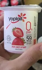יוגורט דיאט תות 0% י 150 מ"ל