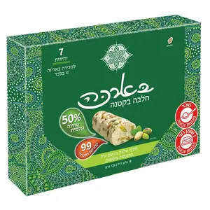 חטיפי חלבה פיסטוק 7*18 ג 126 גרם