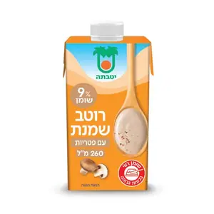 רוטב שמנת+פטריות 9% 200מ 250 מ"ל