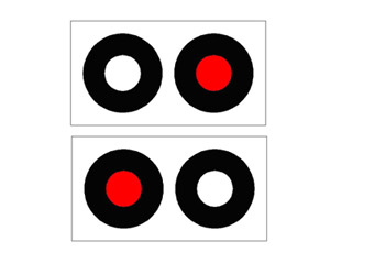 ¿Cuál es el significado del semáforo (luz roja titilando)?