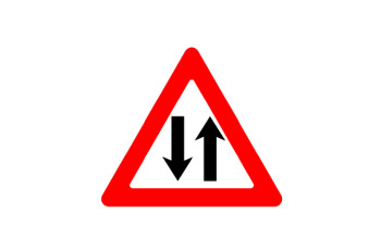 What are you required to do according to the following road sign?
