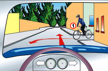 ¿Le dará prioridad de paso al ciclista?