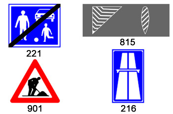 Quel panneau interdit l'entrée aux piétons?