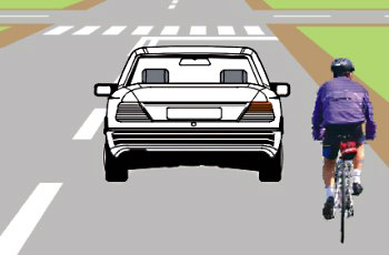 What should a driver do when he intends to turn right?