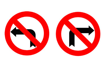 What is the meaning of the following traffic signs?