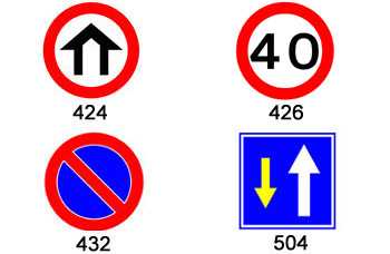 La validité duquel de ces panneaux n'expirera-t-elle pas à la prochaine intersection?